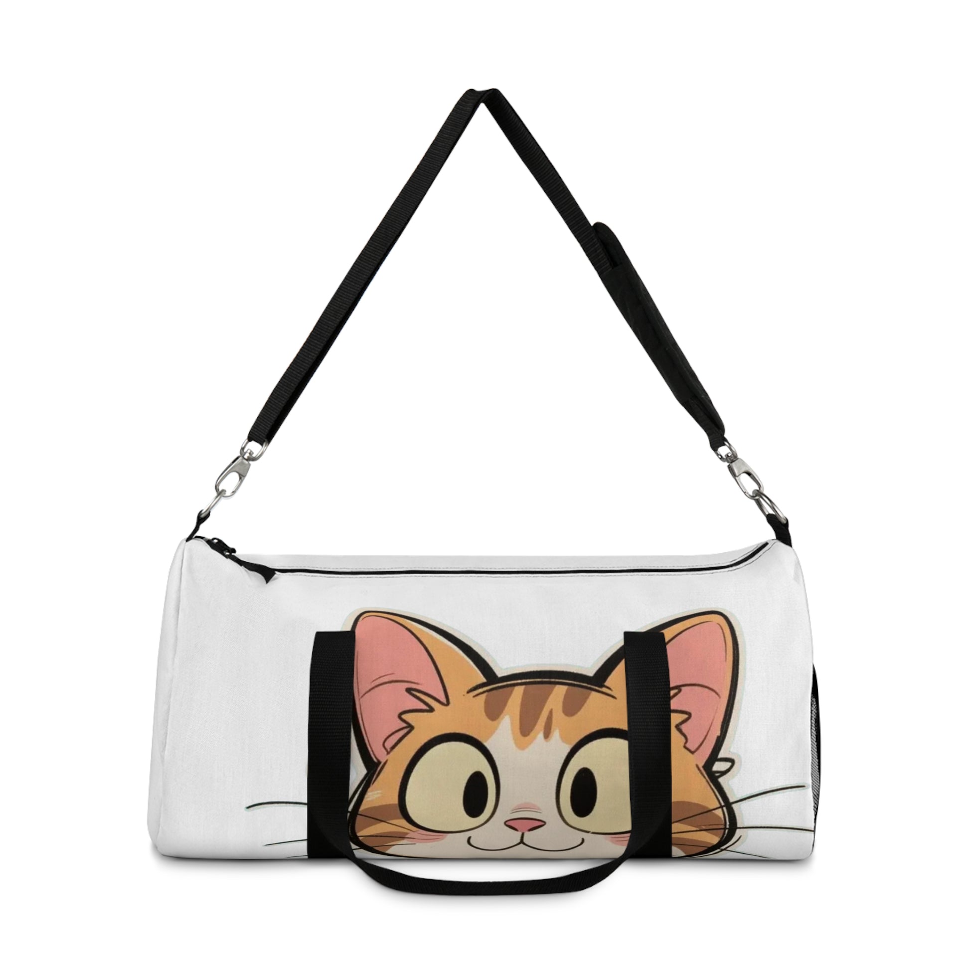 Cute Cat Duffel Bag - Perfect for Travel, Gym, Pet Lovers, Weekenders, Gifts