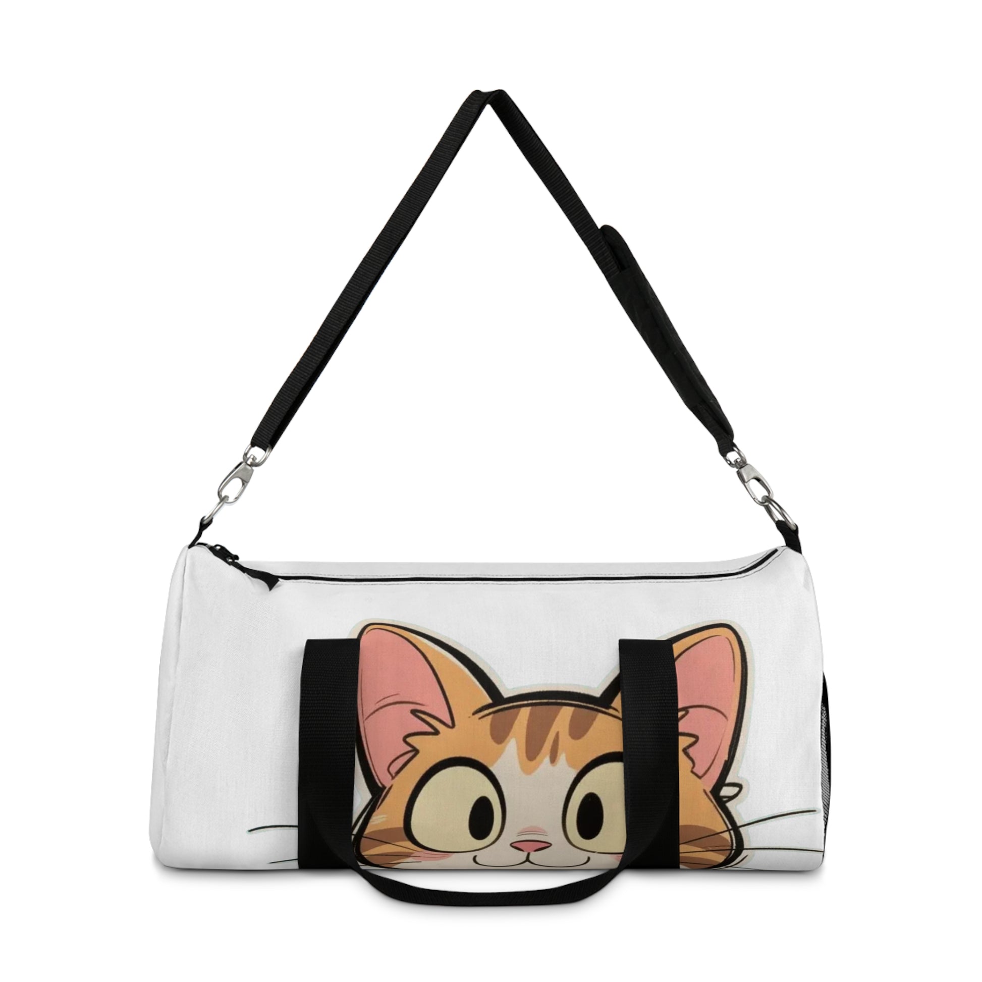 Cute Cat Duffel Bag - Perfect for Travel, Gym, Pet Lovers, Weekenders, Gifts