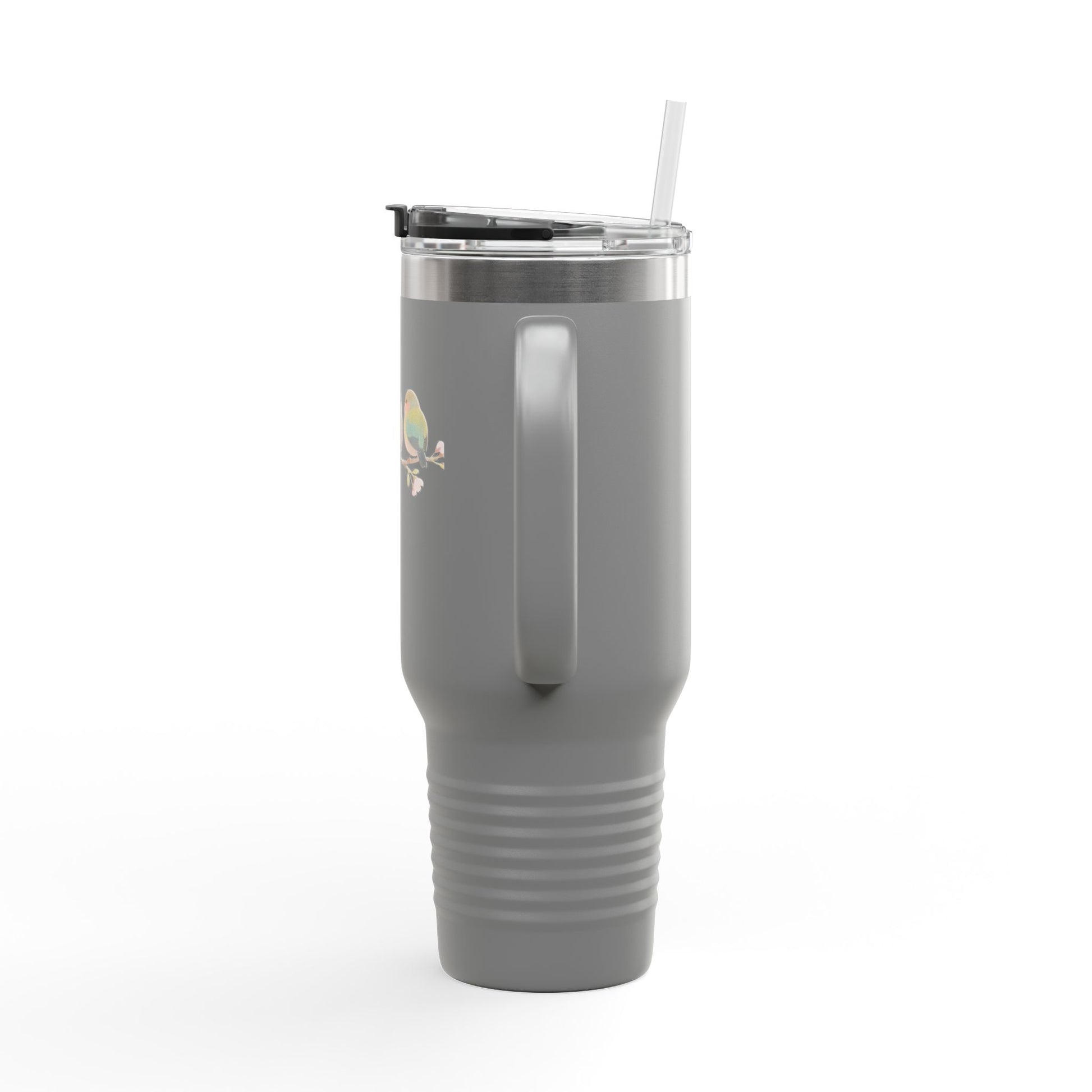 Charming Birds Insulated Travel Mug, 40oz - Perfect for Travel, Eco-Friendly Sips, Bird Lover Gift, Daily Hydration, Unique Coffee Tumbler